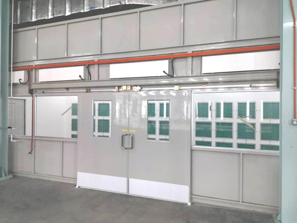 Semi Automatic Sliding Doors System