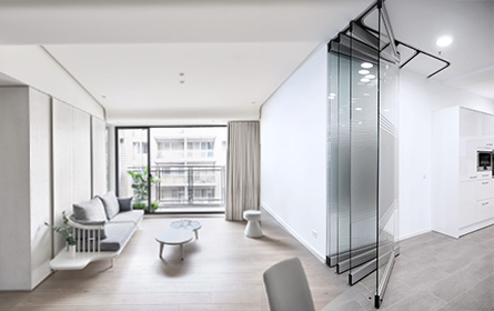 Slide and Stack Glass Panel